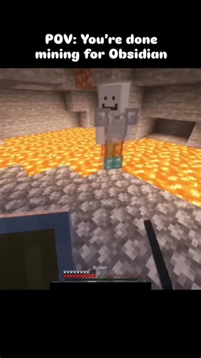 Block Party Pioneer on Instagram: "Why spend ten minutes mining one block when you can just play with fire? Speedrun tactics in full effect. 🔥💧 #Minecraft #MinecraftMemes #Speedrun #Gaming #MinecraftBuilds"