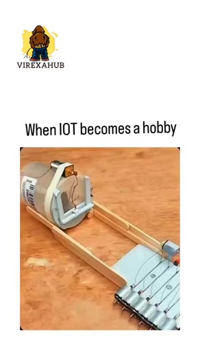 VIREXAHUB on Instagram: "The video depicts a satirical DIY "cockroach treadmill" IoT project, where a live cockroach is strapped to a wooden frame with electrodes, motors, and sensors that stimulate its movement, humorously narrated as pest control gone high-tech. This viral clip, first shared on Instagram in early December 2025, parodies real bio-robotics research, such as Nanyang Technological University's 2025 system for rapidly equipping cockroaches as remote-controlled rescuers in disasters