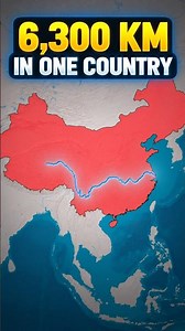 Did you know the Yangtze is entirely in China? 🇨🇳 #china #nature #mindblowing