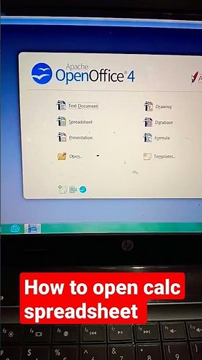 open office calc in open office.org
