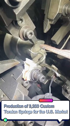 3,200 Custom Torsion Springs for a U.S. Client