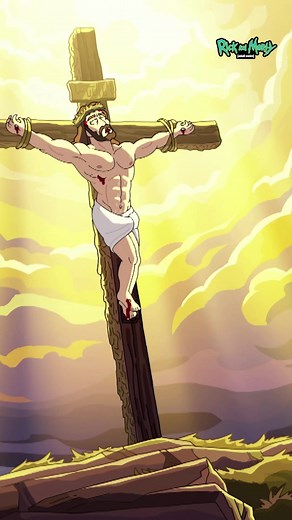 With this origin story, I could see Jesus in the Justice League. Merry Christmas.#rickandmorty #jesuslovesyou