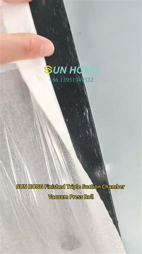SUN HONG Finished Vacuum Suction Press Roll #vacuumpressroll