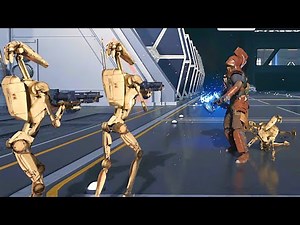 B1 Battle Droid VS All Bedlam Raiders - STAR WARS JEDI SURVIVOR