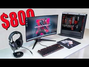 $800 FULL PC Gaming Setup Guide (With Upgrade Options)