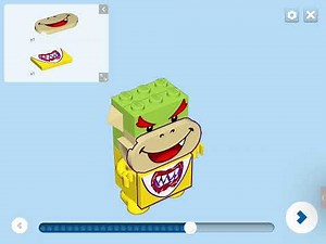 Lego Mario Building Instructions: Starter Course: Part 15: Bowser Jr.