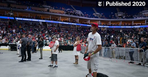 The President’s Shock at the Rows of Empty Seats in Tulsa