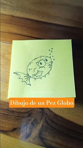 Como Dibujar un Pez Globo Paso a Paso 🐡✨