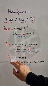 When to use “Two,” “Too,” and “To”? The clearest explanation of these #Homophones in English