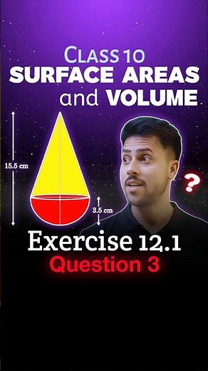 Class 10 Maths Ex 12.1 Q3 | Surface Areas and Volumes | Easy Trick in 1 Minute #shorts #ytshorts