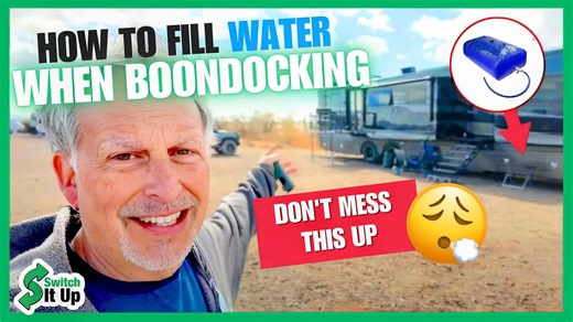 Avoid common RV water filling mistakes while boondocking