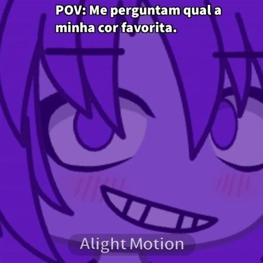 Com certeza não é roxo gente ;-; 💔 #fyp #viral #gacha #meme #relatable
