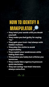 How to Identify a Manipulator 🔎 | True Love Quotes