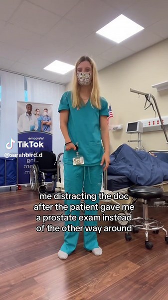 would youu get distracted from thiss? 😌 #exam #checkup #medicine #cna