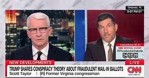 Incredulous Anderson Cooper Mocks GOP Ex-Rep on Trump Logic