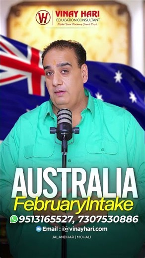 🇦🇺 Australia February Intake 2027 | Apply Now! | Australia Study Visa & Admission #shorts