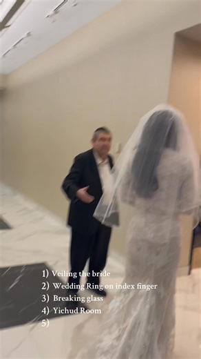 584K views · 14K reactions | 5 things you didn’t know about Orthodox Jewish weddings #jewish #wedding #bride #groom #education | Miriam Malnik-Ezagui | Facebook