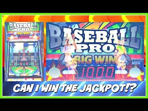 Baseball Pro Arcade Ticket Game Can I Win The Big Jackpot?? ArcadeJackpotPro