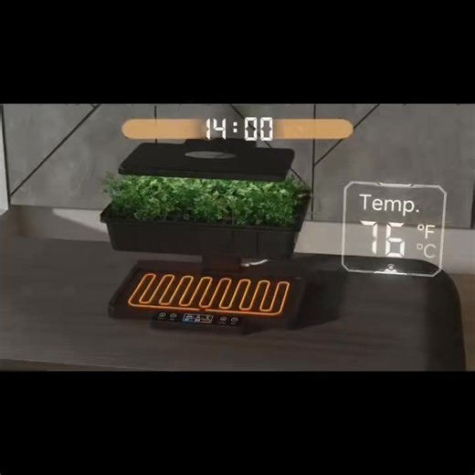 Tired of leggy and weak seedlings?  Grow 2x faster — sprout in 2, grow in 10!  24W full-spectrum grow light prevents stretching  Built-in heater with auto shutoff 離 High-precision EC sensor for nutrient balance  App & touchscreen control for full customization | LetPot News | Facebook