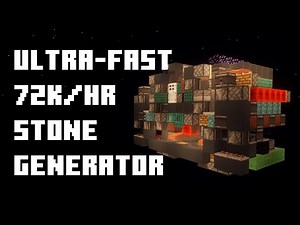 Minecraft’s Fastest Stone Generator | No Zeroticks & Dustless | 1.16.2 - 1.21.1