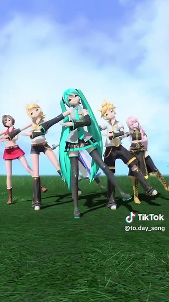 Mike X Teto X Luka X Rin X Len X Meiko X Kaito #vocaloid #projectdiva #miku #teto #luka