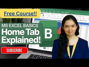 MS Excel Home Tab Explained | Free Basics MS Excel Mastery Course | Episode 2
