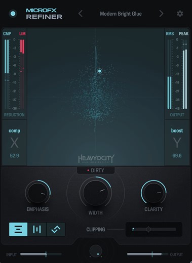 MicroFX Refiner by Heavyocity - Mastering Plugin VST VST3 Audio Unit AAX