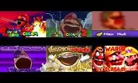 Mix of 6 videos from youtube : Super Mario Screaming (v1[?])