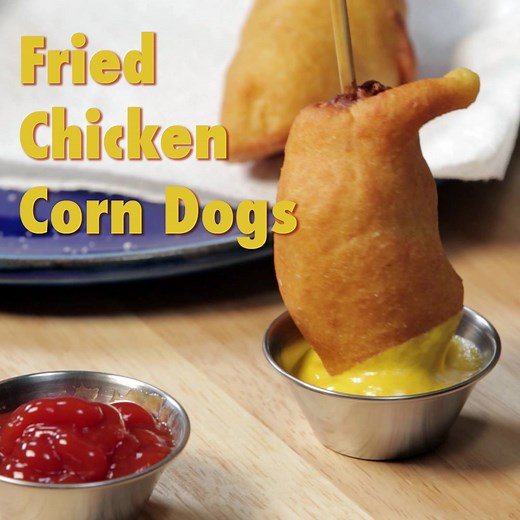 Fried Chicken Corn Dogs: http://www.foodtv.com/4gk7b. | Food Network