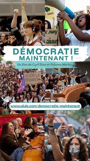 Vous n’en avez pas marre vous, de regarder le monde qui s’effondre ? De vivre dans une série d’anticipation dystopique ? Voici une partie de la réponse : https://fr.ulule.com/democratie-maintenant Avec Paloma Moritz, on travaille depuis deux ans sur un film pour essayer de faire bouger les lignes parce qu’on pense que la démocratie, une véritable démocratie est peut-être le seul rempart que nous pouvons opposer à la dévastation écologique et à la montée d’un néo-fascime de plus en plus assumé. C