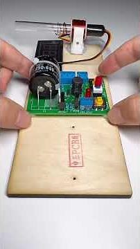 Building a Crazy Tiny DIY Coil Gun Project for 30$ with a Huge Capacitor #engineer #arduino #diy