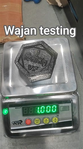 testing weight #weighingscale #calibration #kata #machine #electronic