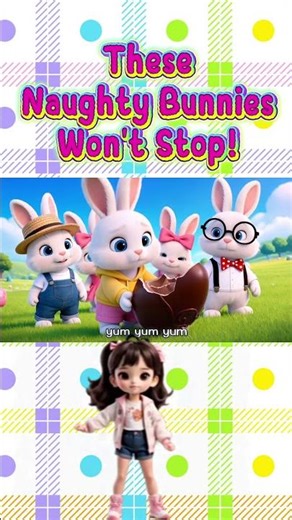 Hop Little Bunnies Hop Hop Hop 🐰🔥 | Toddler Fun Song Short