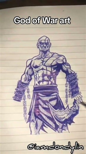 god of war sketch kratos drawing #GodOfWar#Kratos#GodOfWarSketch#ArtShorts#PencilArt#Drawing#Shorts