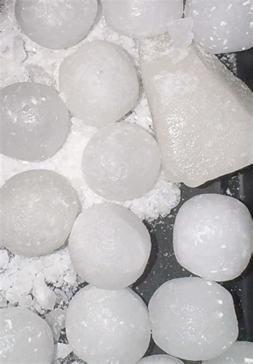 Crushing Old Mothshield Mothballs for ASMR