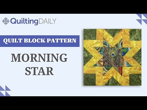 Free Quilt Block Pattern Morning Star