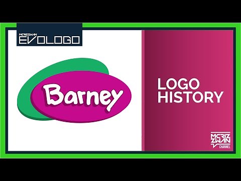 Barney Logo History | Evologo [Evolution of Logo]