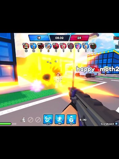 Every game: -Mm2 -Hypershot -Guns and Glory -Weird Gun Game -Sniper Arena -Arsenal -Rivals -Crab Royale I think it's all if im not wrong #roblox #fyp #robloxfyp #fyproblox