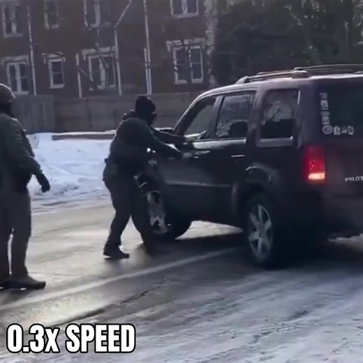 ICE claims they had no choice but to murder this woman in cold blood -- that she was "using her vehicle as a weapon." She was ordered to move and, as you see in this video, WAS COMPLYING. She wasn't trying to ram anyone. In fact, she was careful not to. She was shot AS SHE WAS DRIVING AWAY. This is indefensible. | The Liberal Agenda