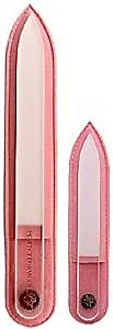 Amazon.com : Perfect Formula Glass Nail File (Set of 2) - Crystal Nail Files with Case, Professional Czech Glass Nail File : Beauty & Personal Care