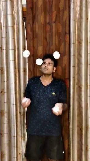 5 balls Cascade to Halfshower to Reverse Cascade 🤹 #shorts