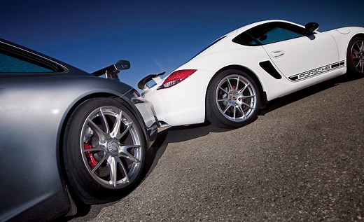 Mid- vs. Rear-Engine Debate: 2012 Porsche Cayman R vs. 911 GT3