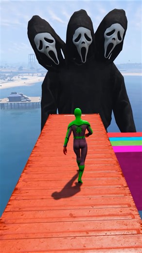 GTA 5 Epic Water Ragdolls Spiderman Jump/Fails Ep 27 #shorts