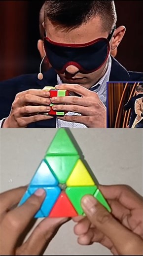 Triangle Cube Solve 😲#rubikscube #viral