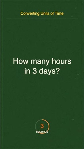 Can you beat the clock? Converting Units of Time math challenge! 🔥