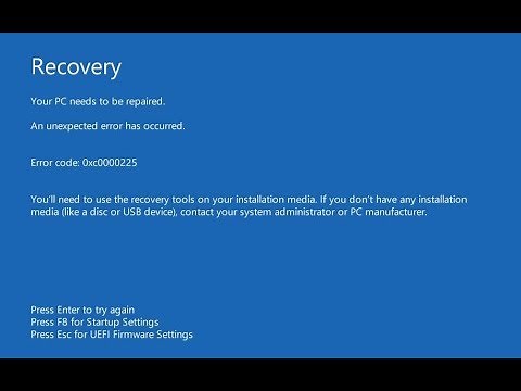 Como Corrigir Erro 0xc0000225 No Windows 10 Após Instalação ou Upgrade