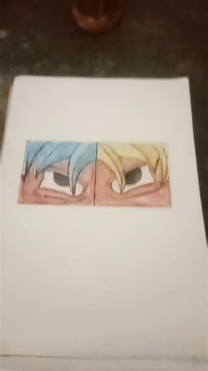 Goku: Blue vs Gold 🔥 | Dragon Ball Art #shorts #anime