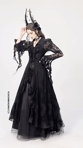 Elegant Gothic Romantic, Gothic Lolita ,Classic Goth, Victorian Goth, Black Wedding or Dark Prom dresses- all can be found at Fantasmagoria shop 🖤 We ship worldwide! For your last minute orders we provide express delivery 🫶🏻 #gothicromantic #gothicshop #gothicstyle #gothiclolita #promdress #gothicfestivalfashion #gothicwedding #gothicweddingdress #gothicdress | Fantasmagoria
