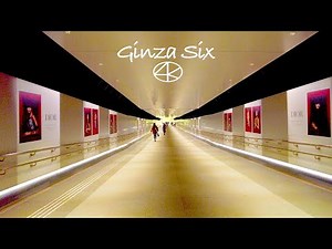 4K Ginza Six Rooftop Garden Mihara Terrace Walk 2022 Tokyo Ginza