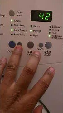 Resetear lavadora Frigidaire a valores de fábrica